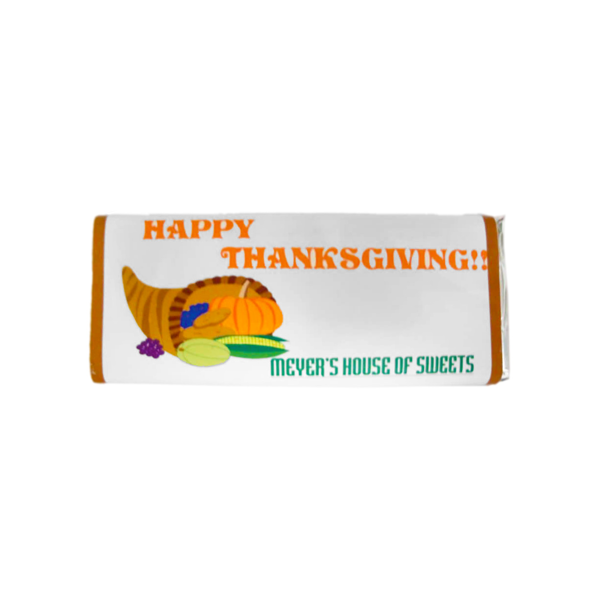 happy thanksgiving candy bar
