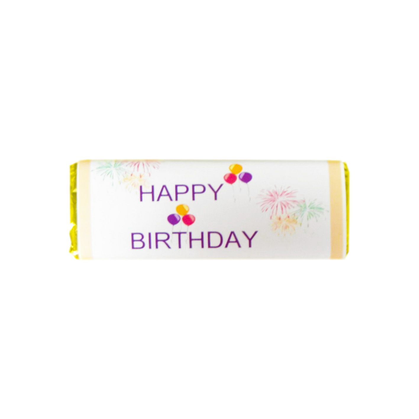 birthday candy bars