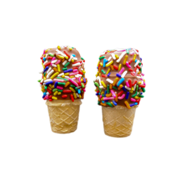 chocolate marshmallow cones