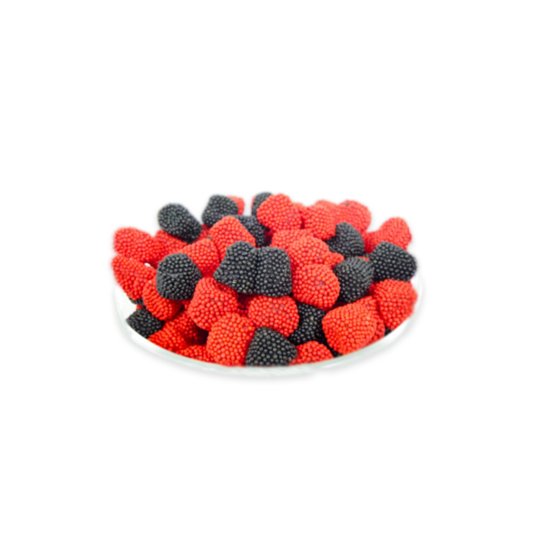 gummy raspberries