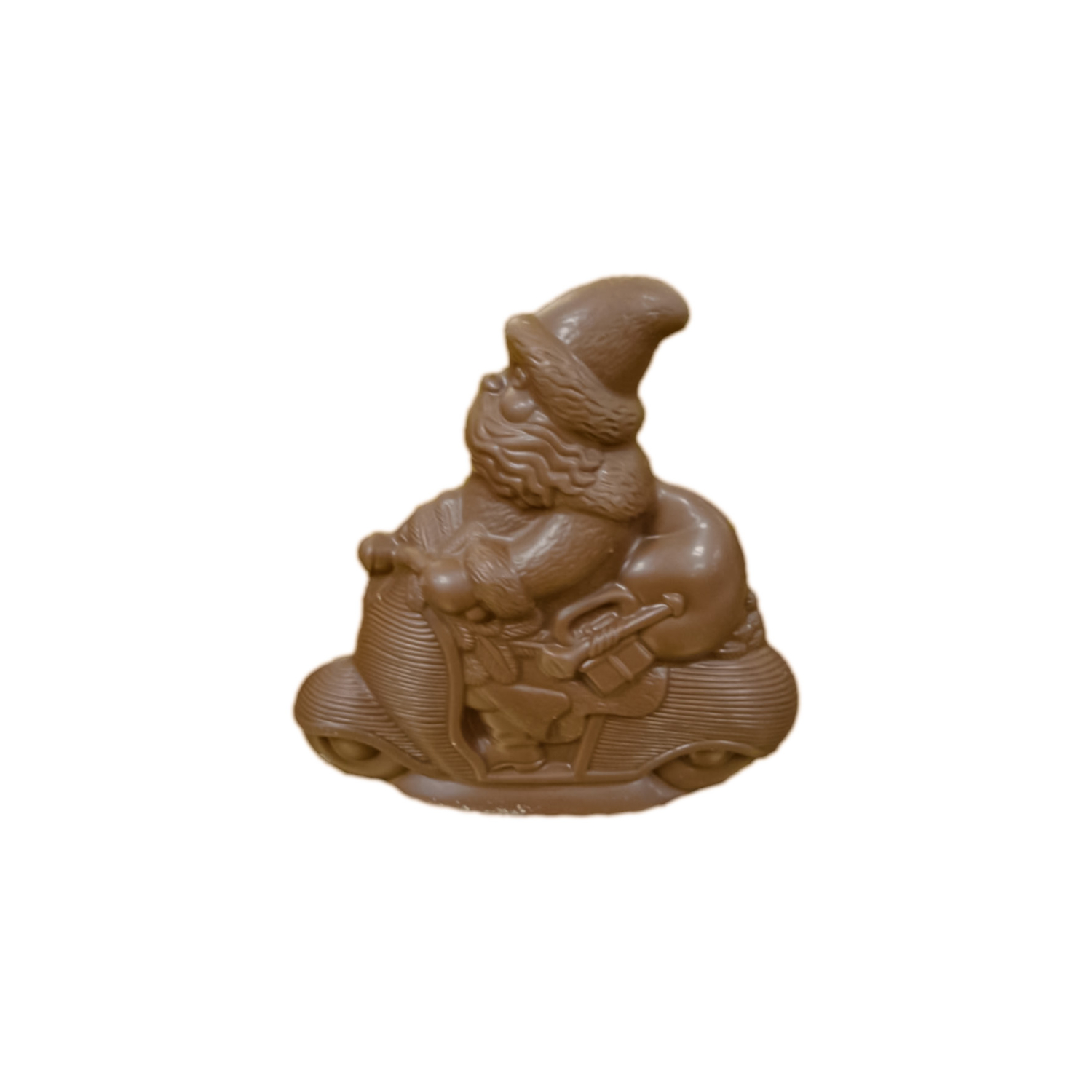 milk chocolate motorcycle santa