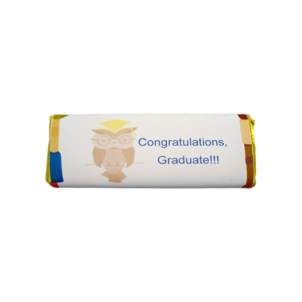 owl graduation candy bar