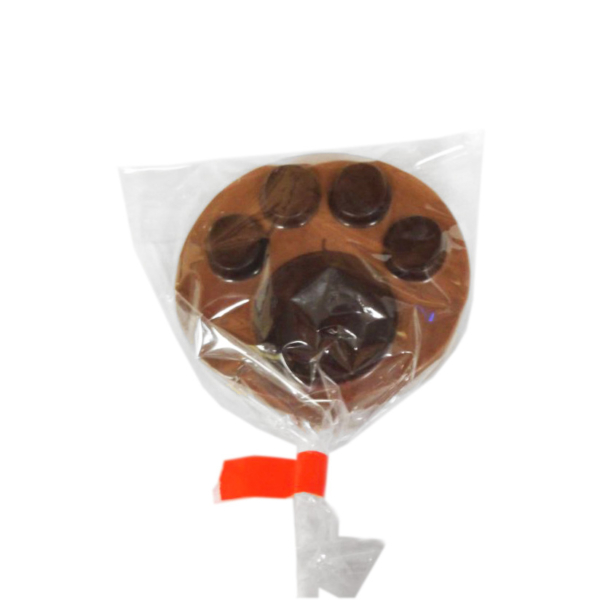 paw print lollipop