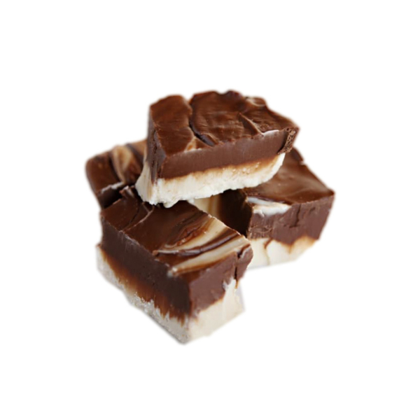 vanilla chocolate swirl fudge
