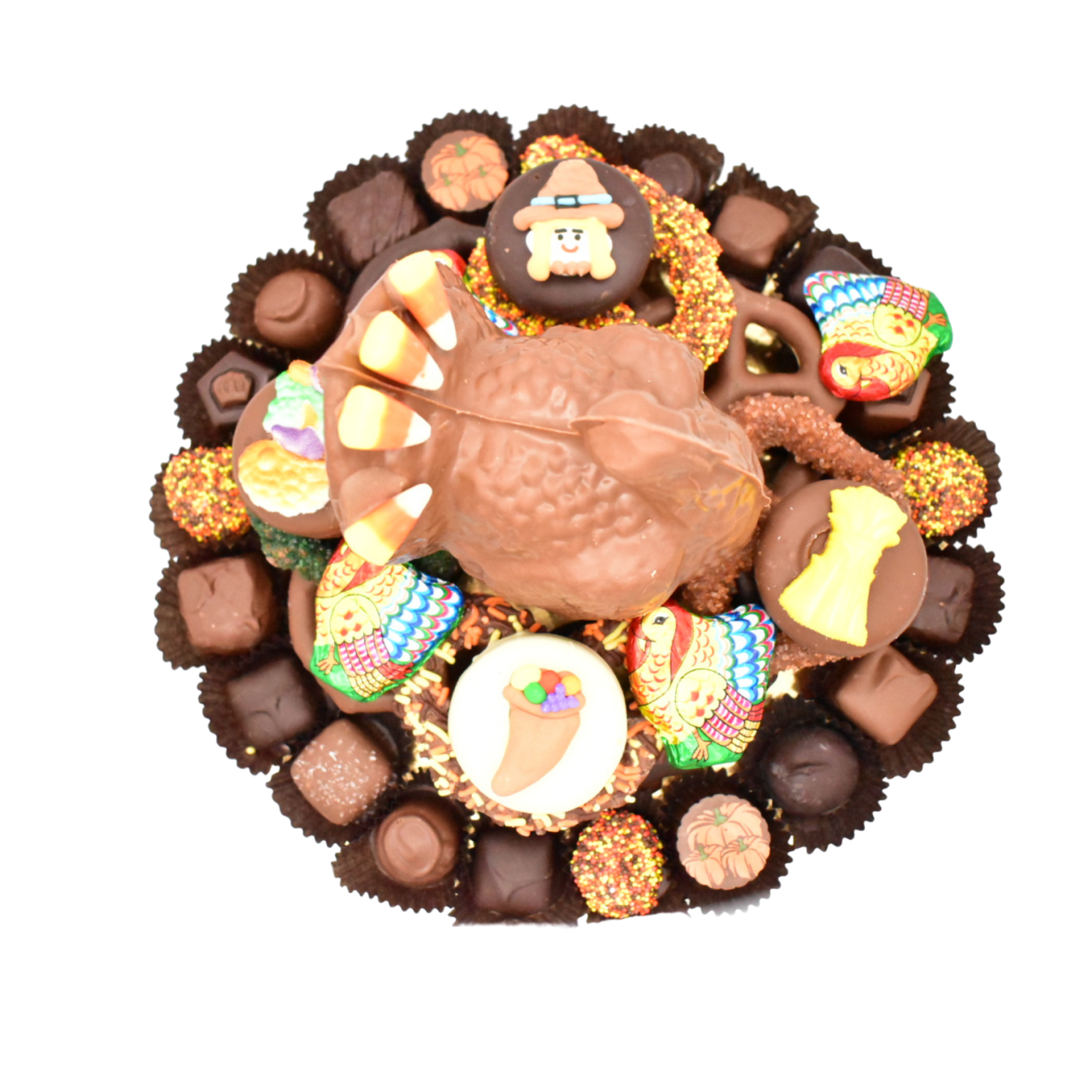 Large Turkey & Assorted Chocolate Tray Meyers House of Sweets