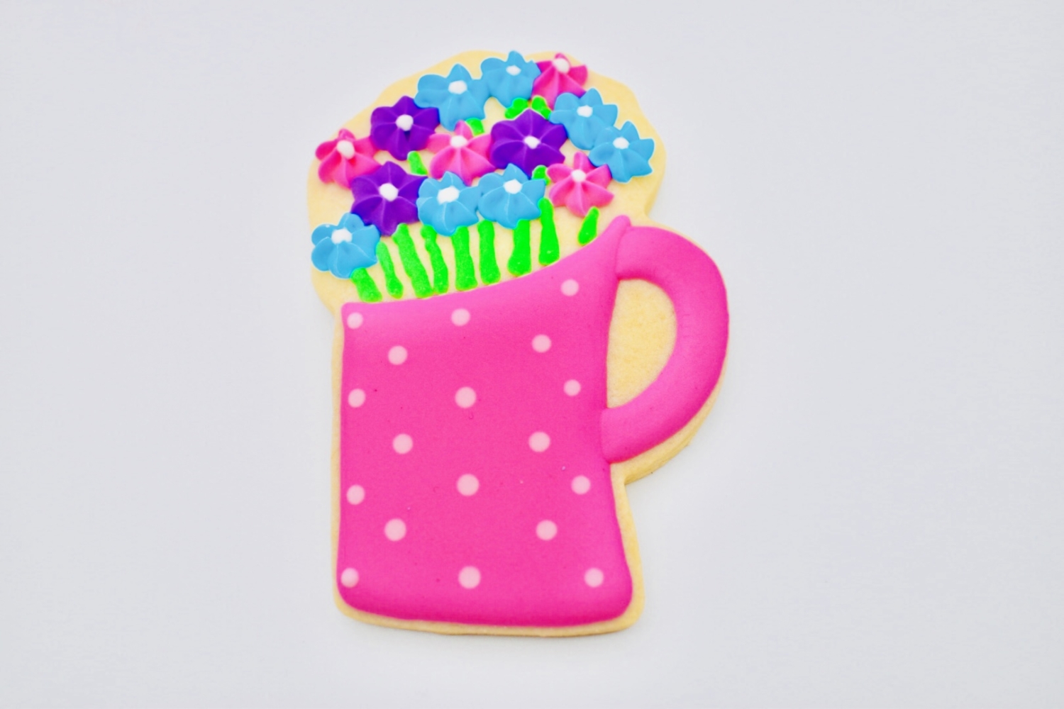 flower cup cookie